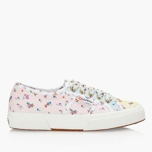Loveshackfancy Superga 2750 Sneaker in Pink Floral Mix